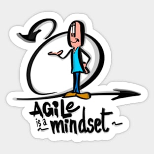 Agile is a mindset Sticker